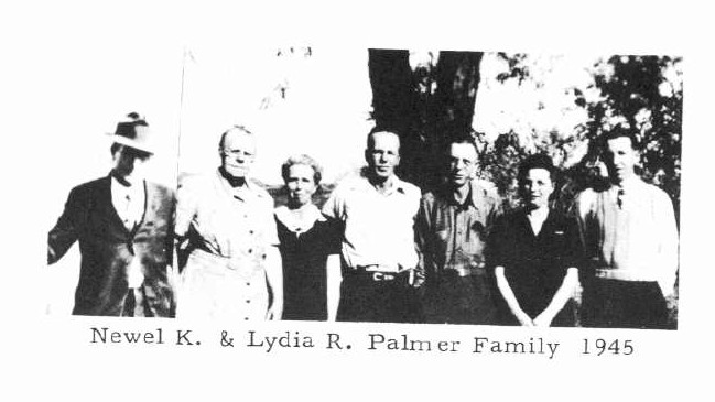Newel Knight Palmer (1870 - 1932) and Lydia Matilda Robertson (1873 - 1946) Family