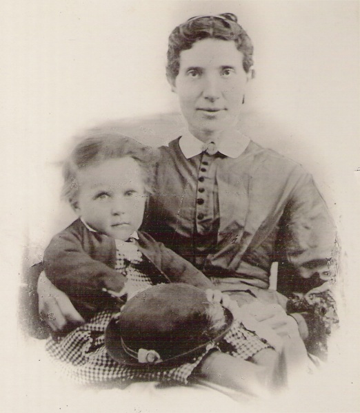 Elizabeth Wickham (1836 - 1881) and her daughter, Mary Elizabeth Jones (1874 - 1922)